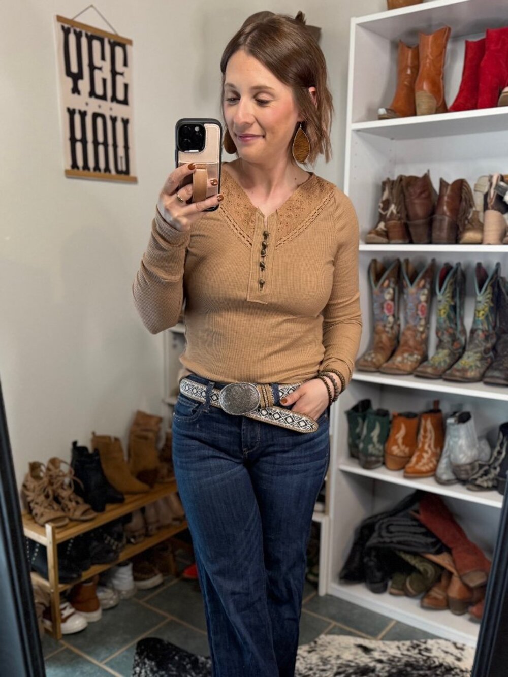 Maycie Ribbed Long Sleeve Top